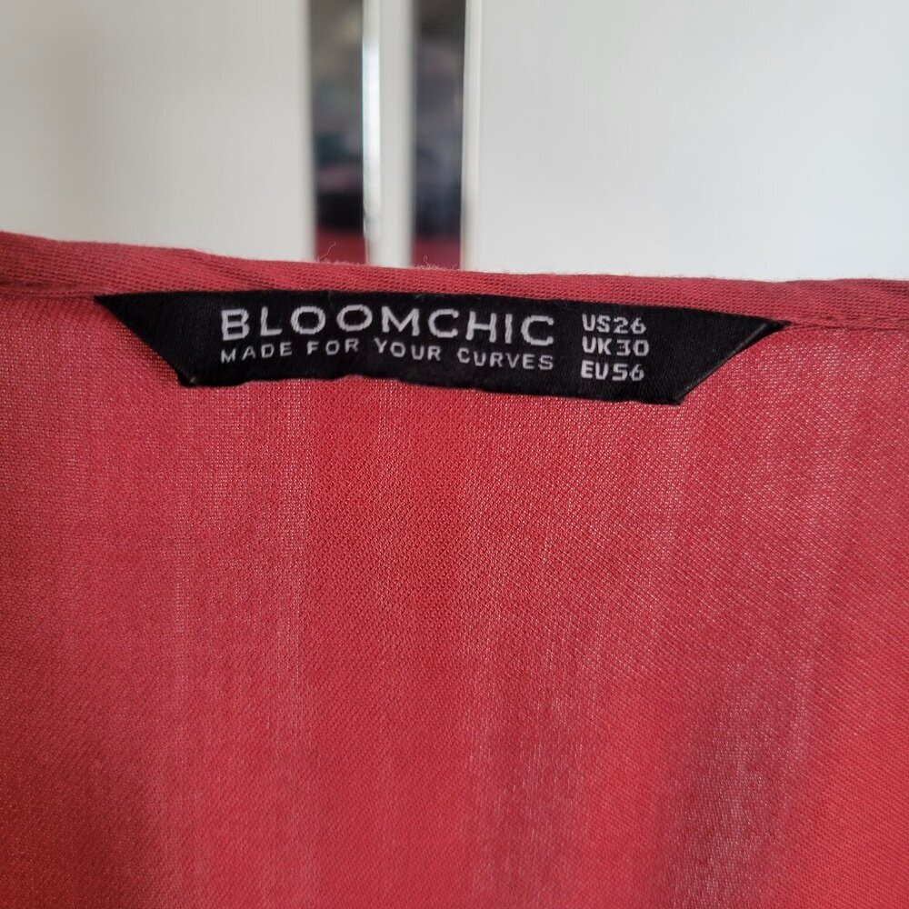 Bloom Chic Terracotta Pink Swiss Bohemian Maxi Dress (Size: 26) - Picture 2 of 12